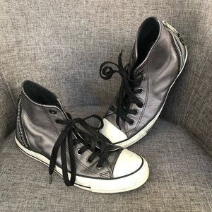 Special edition leather high top Converse